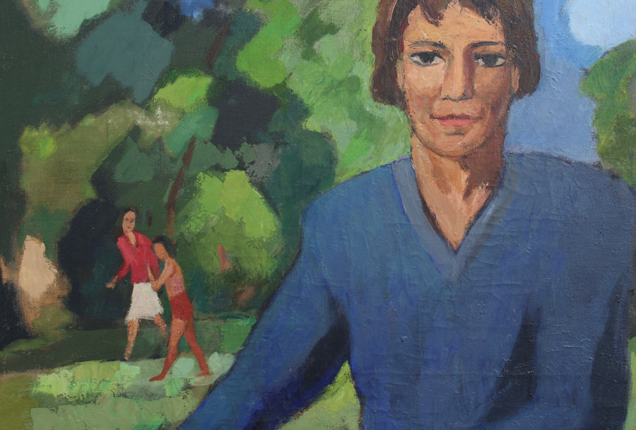 'The Tennis Player' by Georges Joubin (circa 1950s)