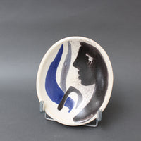 Decorative French Ceramic Bowl by Mado Jolain (circa 1950s)