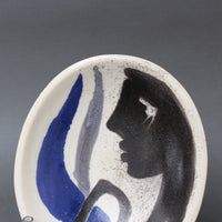 Decorative French Ceramic Bowl by Mado Jolain (circa 1950s)