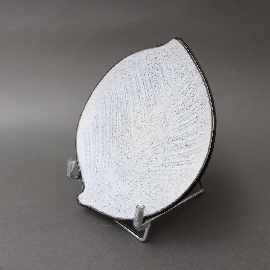 Mid-Century French Vintage Leaf-Shaped Dish / Vide-Poche by Marcel Guillot (circa 1960s)