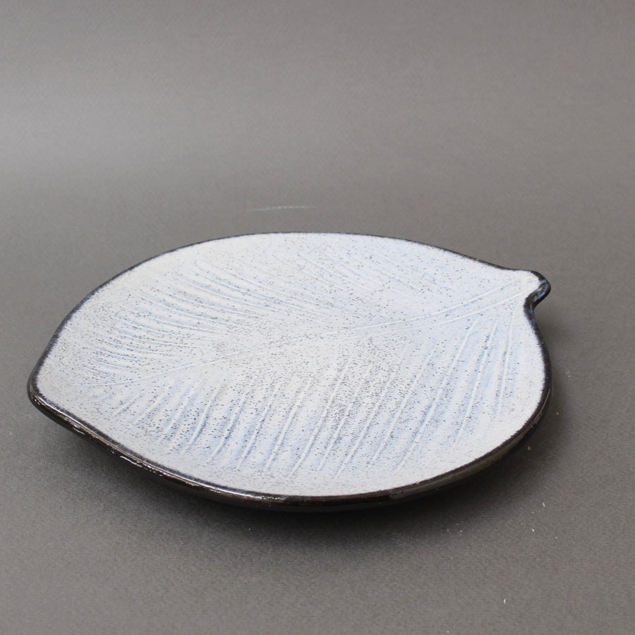 Mid-Century French Vintage Leaf-Shaped Dish / Vide-Poche by Marcel Guillot (circa 1960s)