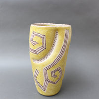 Mid-Century Italian Ceramic Vase by Guido Gambone (circa 1950s)