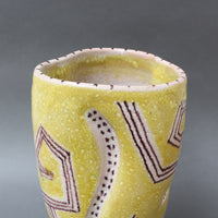 Mid-Century Italian Ceramic Vase by Guido Gambone (circa 1950s)