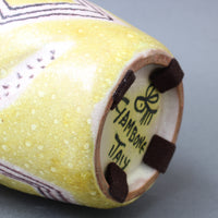 Mid-Century Italian Ceramic Vase by Guido Gambone (circa 1950s)