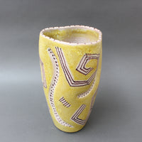 Mid-Century Italian Ceramic Vase by Guido Gambone (circa 1950s)