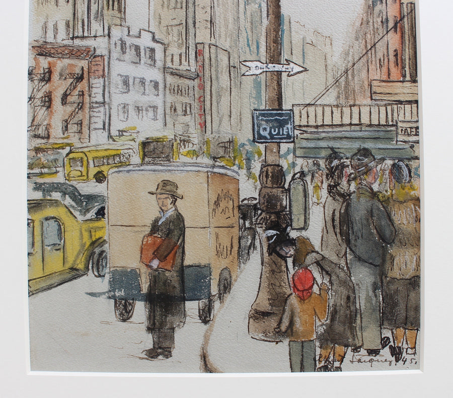 'New York West 55th Street' by Albert Jacquez (1945)