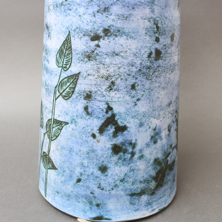 Mid-Century French Ceramic Vase by Jacques Blin (circa 1950s) - Large