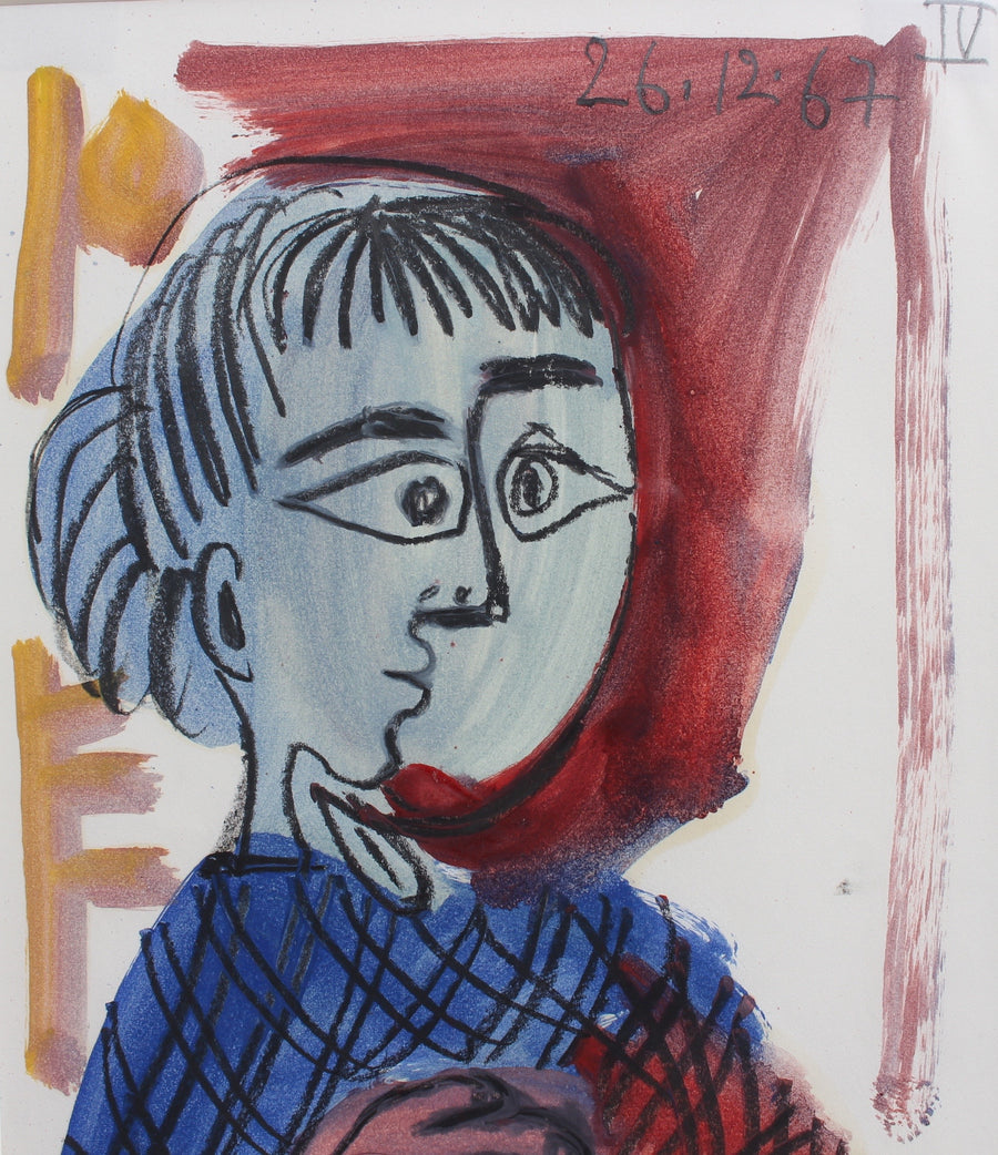 'Portrait of a Child' by Raymond Dèbieve (1967)