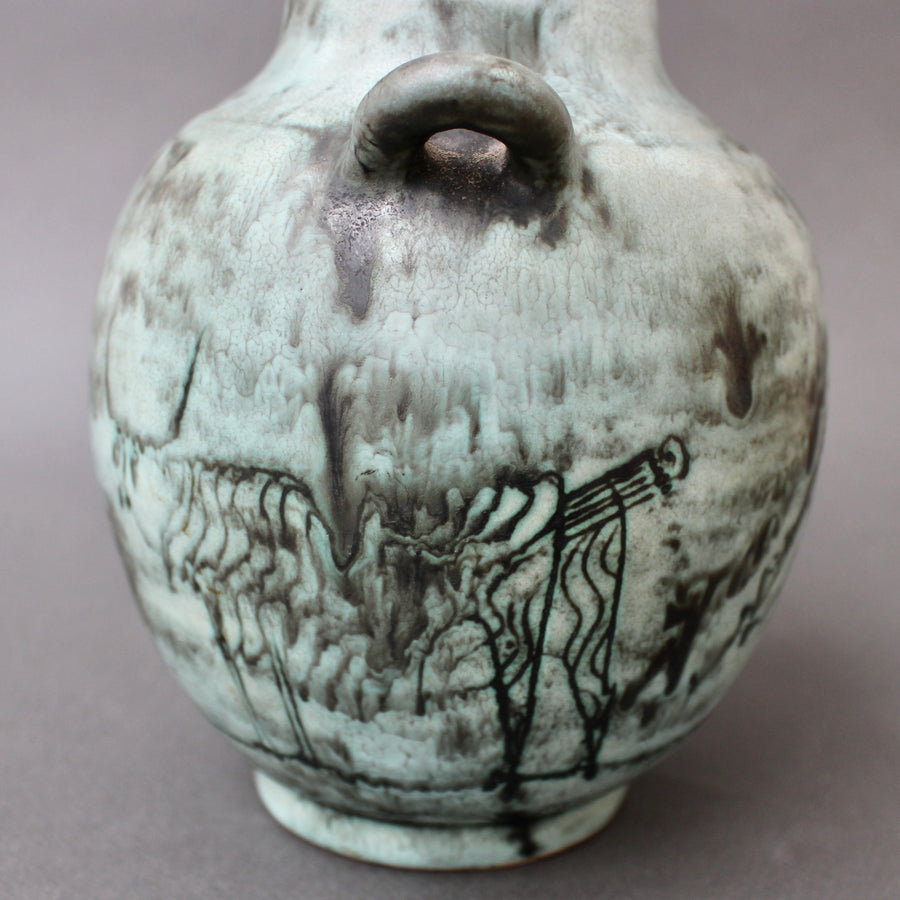Mid-Century French Ceramic Vase by Jacques Blin (circa 1950s)