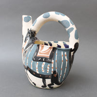 Mid-Century Earthenware Pitcher 'Rider and Horse' (20/300) by Pablo Picasso (1952)