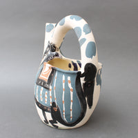 Mid-Century Earthenware Pitcher 'Rider and Horse' (20/300) by Pablo Picasso (1952)