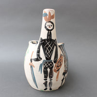 Mid-Century Earthenware Pitcher 'Rider and Horse' (20/300) by Pablo Picasso (1952)