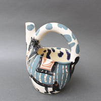 Mid-Century Earthenware Pitcher 'Rider and Horse' (20/300) by Pablo Picasso (1952)