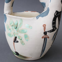 Mid-Century Earthenware Pitcher 'Rider and Horse' (20/300) by Pablo Picasso (1952)