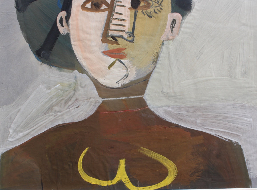 'Portrait of a Post-Cubist Woman' by Raymond Dèbieve (circa 1960s)