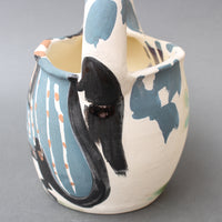 Mid-Century Earthenware Pitcher 'Rider and Horse' (20/300) by Pablo Picasso (1952)