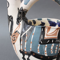 Mid-Century Earthenware Pitcher 'Rider and Horse' (20/300) by Pablo Picasso (1952)