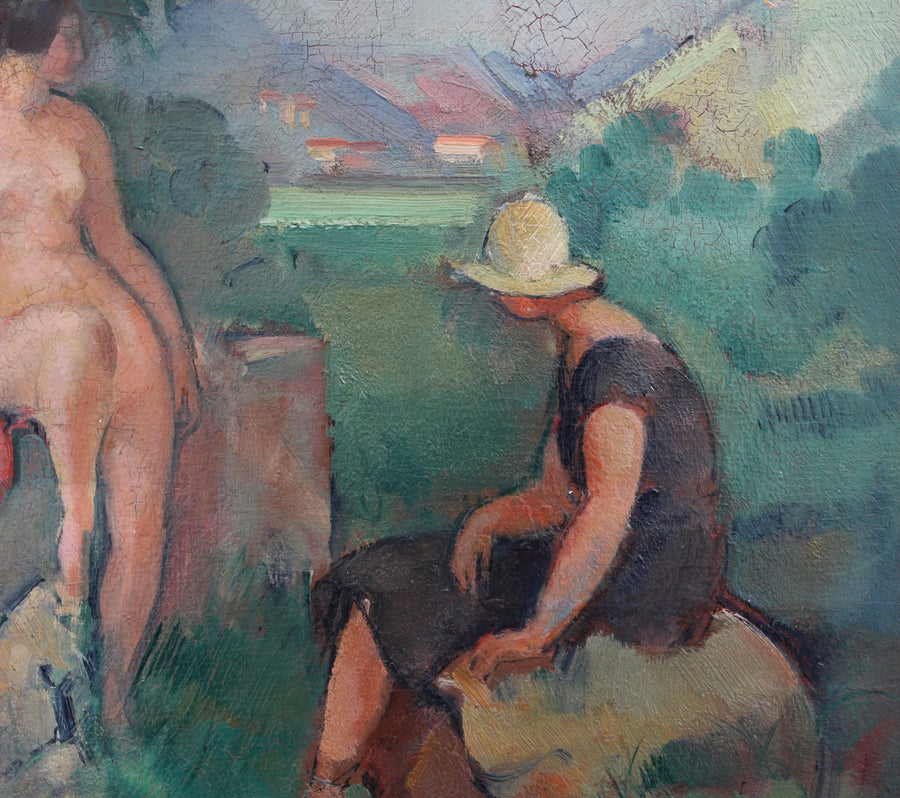 'Landscape with Two Bathers' by Guillaume Dulac (circa 1920s)