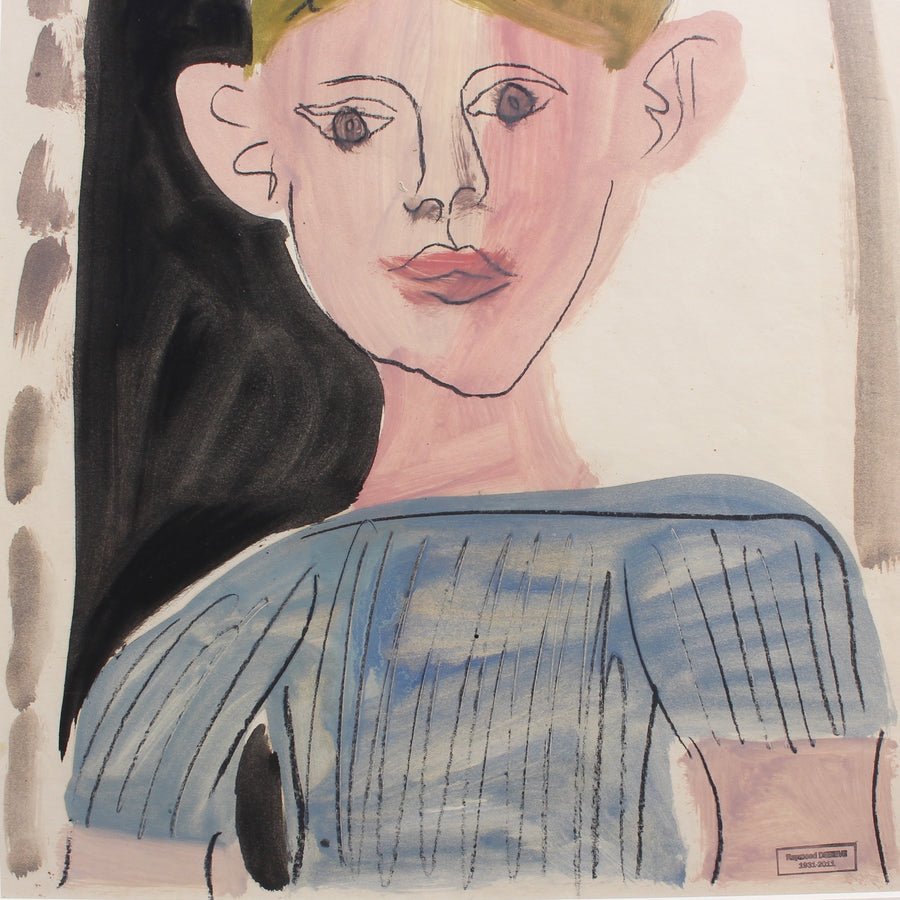 'Portrait of a Young Boy' by Raymond Dèbieve (circa 1960s)