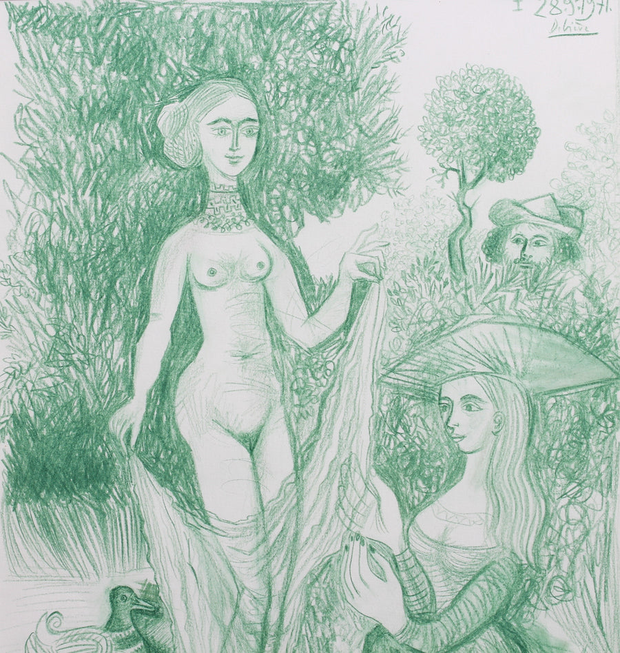 'Nude Woman After Bath' by Raymond Dèbieve (1971)