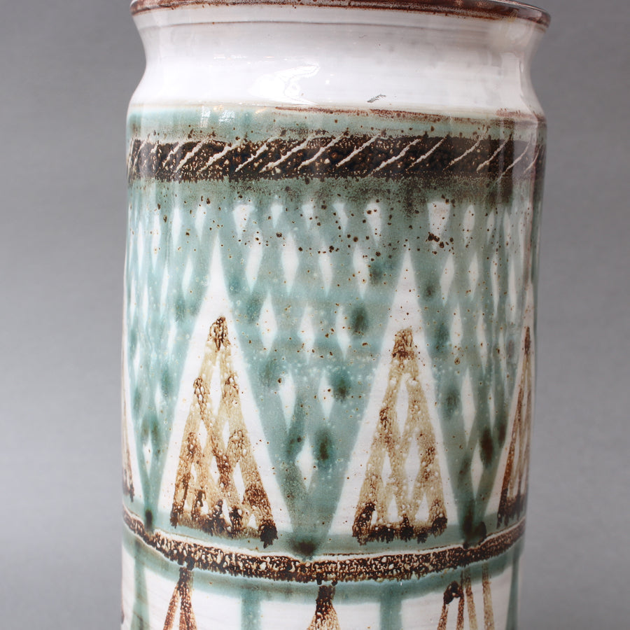 Vintage French Ceramic Flower Vase by Michel Barbier (circa 1960s)
