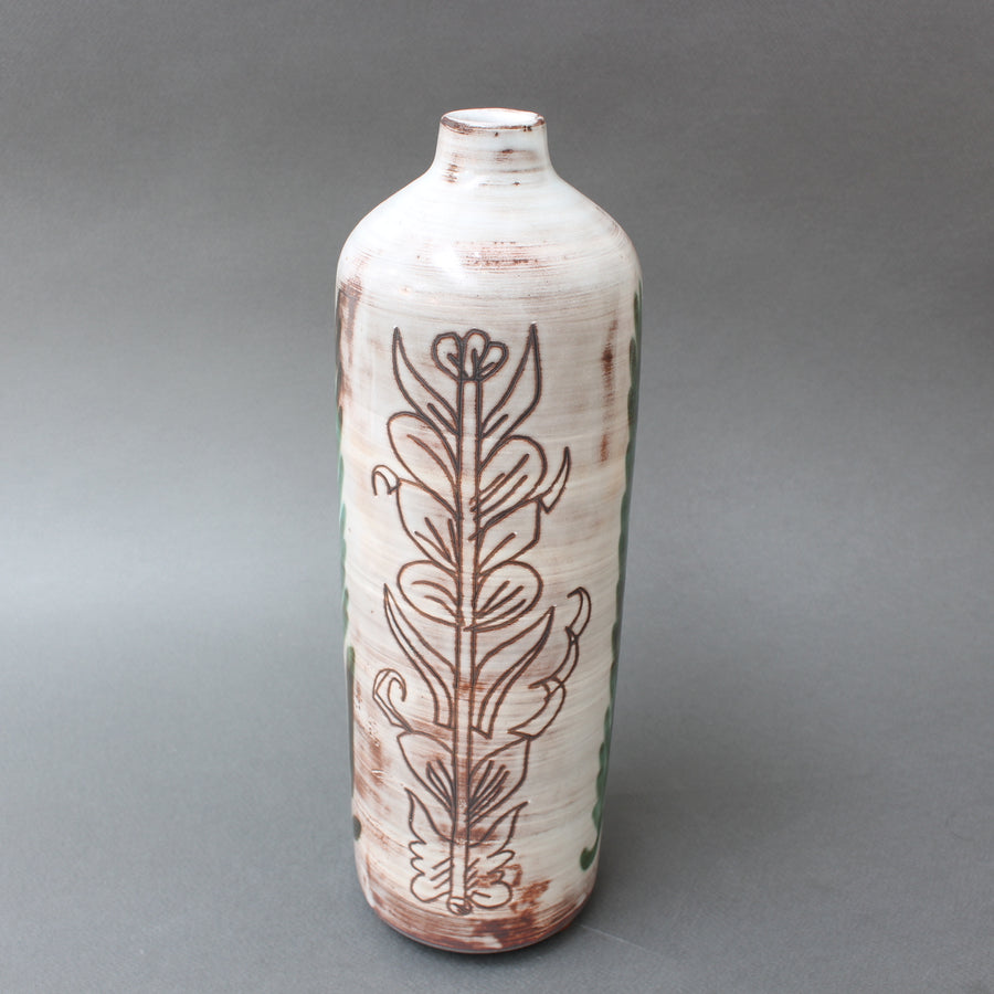 Vintage French Ceramic Flower Vase by Michel Barbier (circa 1960s)