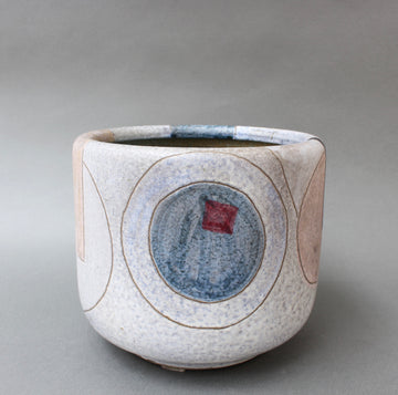 Mid-Century Ceramic Cachepot by Giovanni Toccafondo (circa 1970s)