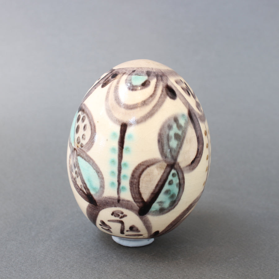 Ceramic Easter Egg from Atelier Madoura (circa 1960s)