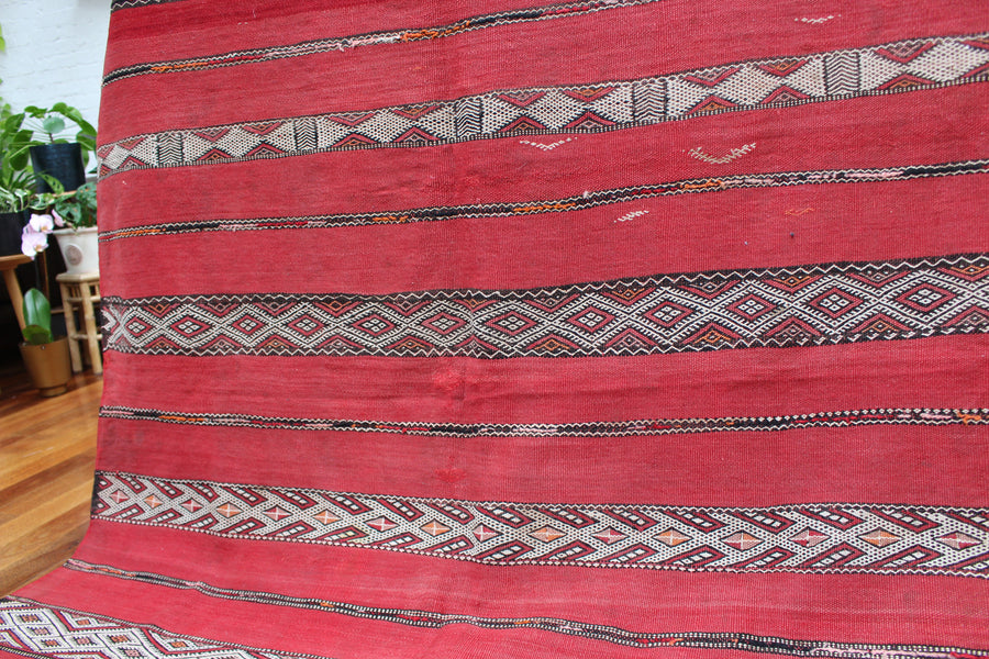 Vintage Moroccan Berber Tribal Rug