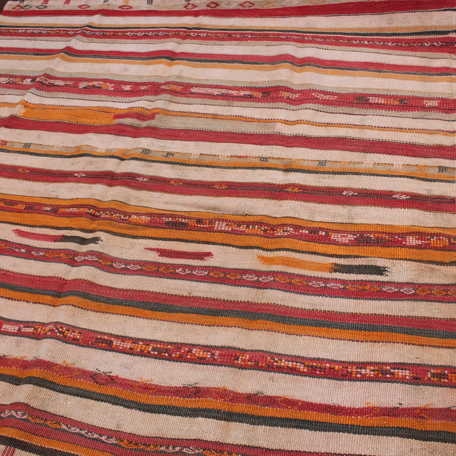 Large Vintage Moroccan Tribal Rug