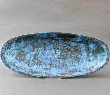Ceramic Decorative Tray by Jacques Blin (circa 1950s)