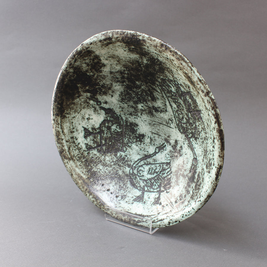 Mid-Century Ceramic Decorative Bowl by Jacques Blin (circa 1950s)