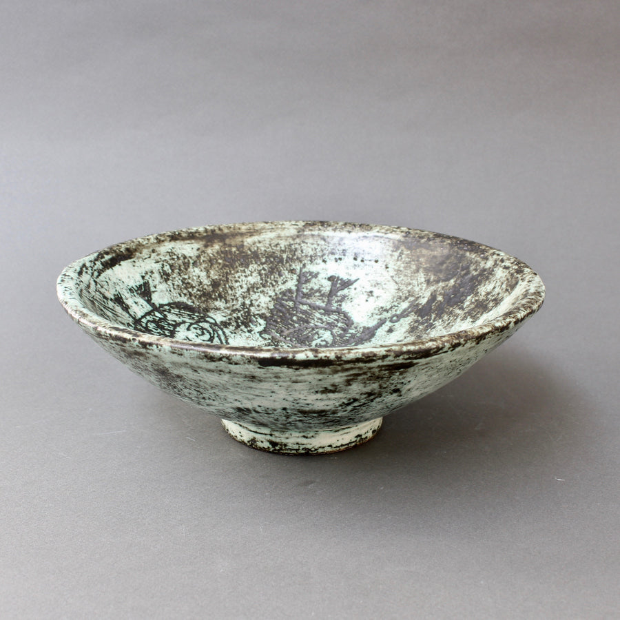 Mid-Century Ceramic Decorative Bowl by Jacques Blin (circa 1950s)