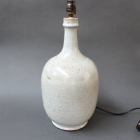Vintage French Ceramic Table Lamp by Poterie du Soleil (circa 1980s)