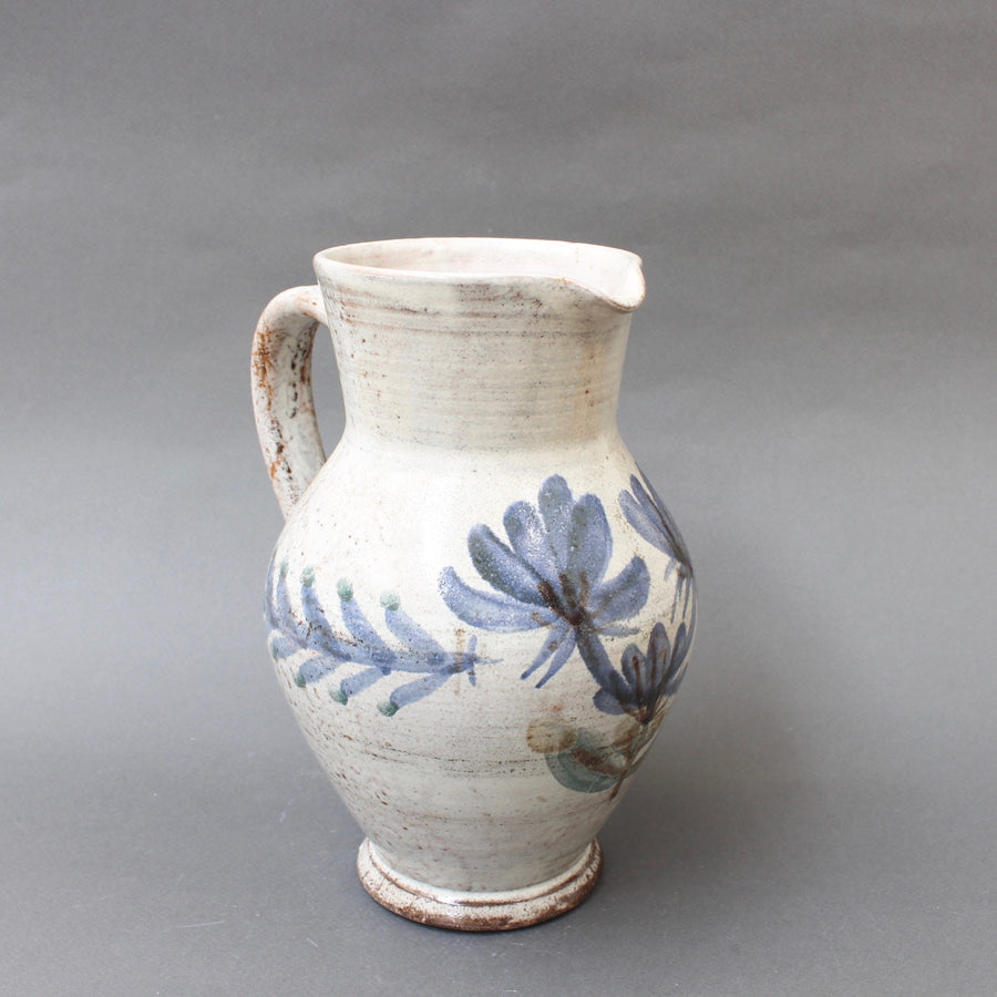 Vintage French Ceramic Pitcher by Gustave Reynaud - Le Mûrier (circa 1950s)