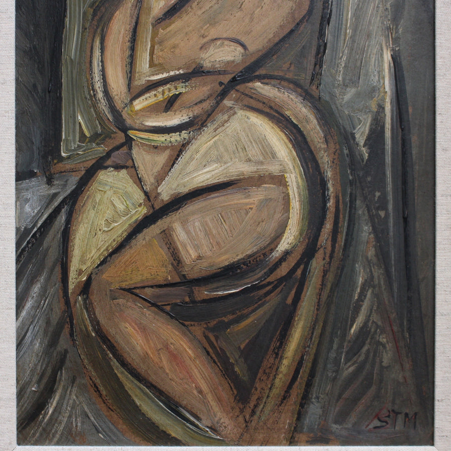 'Reclining Nude' by STM (circa 1940s - 1950s)