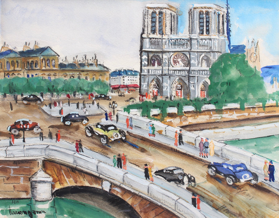 'Notre Dame de Paris' by Lucien Génin (circa 1930s)