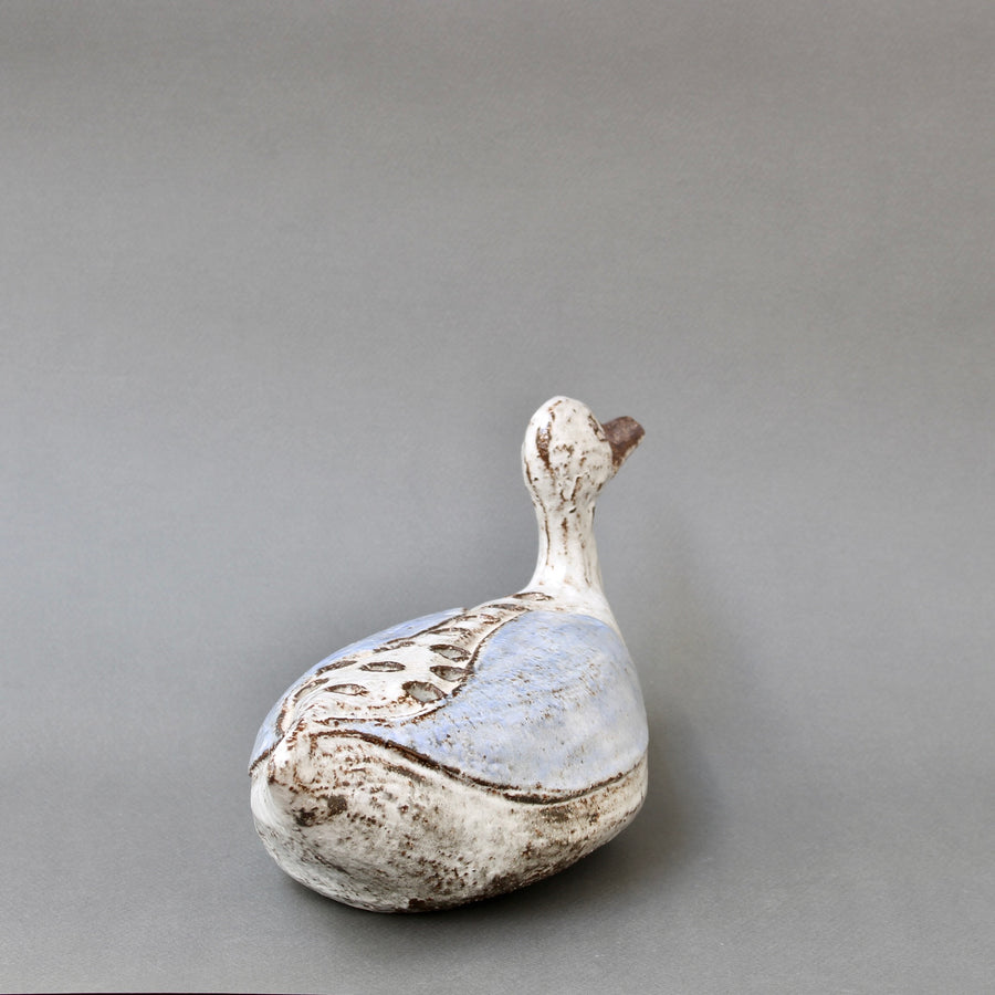 Vintage French Ceramic Duck Flower Vase by Albert Thiry (circa 1960s)