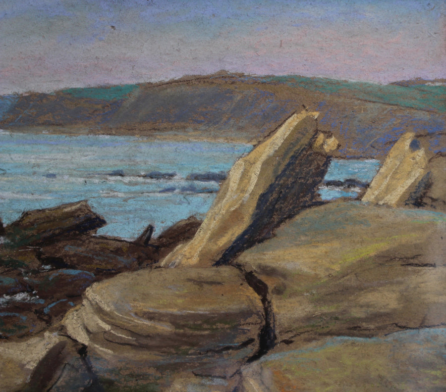 'Rocky Shore Audresselles, France' by Marcel Degueldre (c. 1930s)