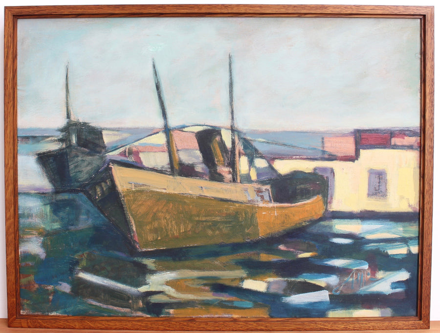 'Old Fishing Boat', Italian Tuscan School, (1972)