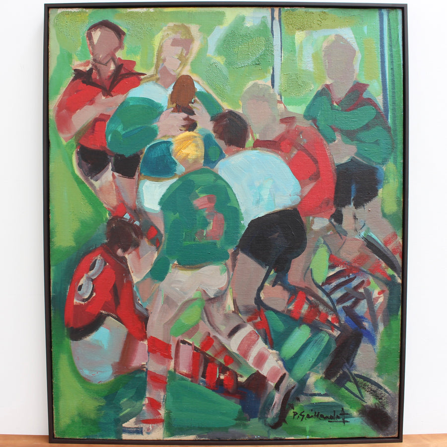 'Rugby Five Nations Tournament: Ireland v Wales' by Pierre Gaillardot (circa 1970s)