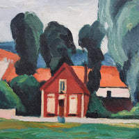 'Boats on a Pond' by Charles Kvapil (circa 1930s)