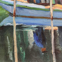 'Boats on a Pond' by Charles Kvapil (circa 1930s)