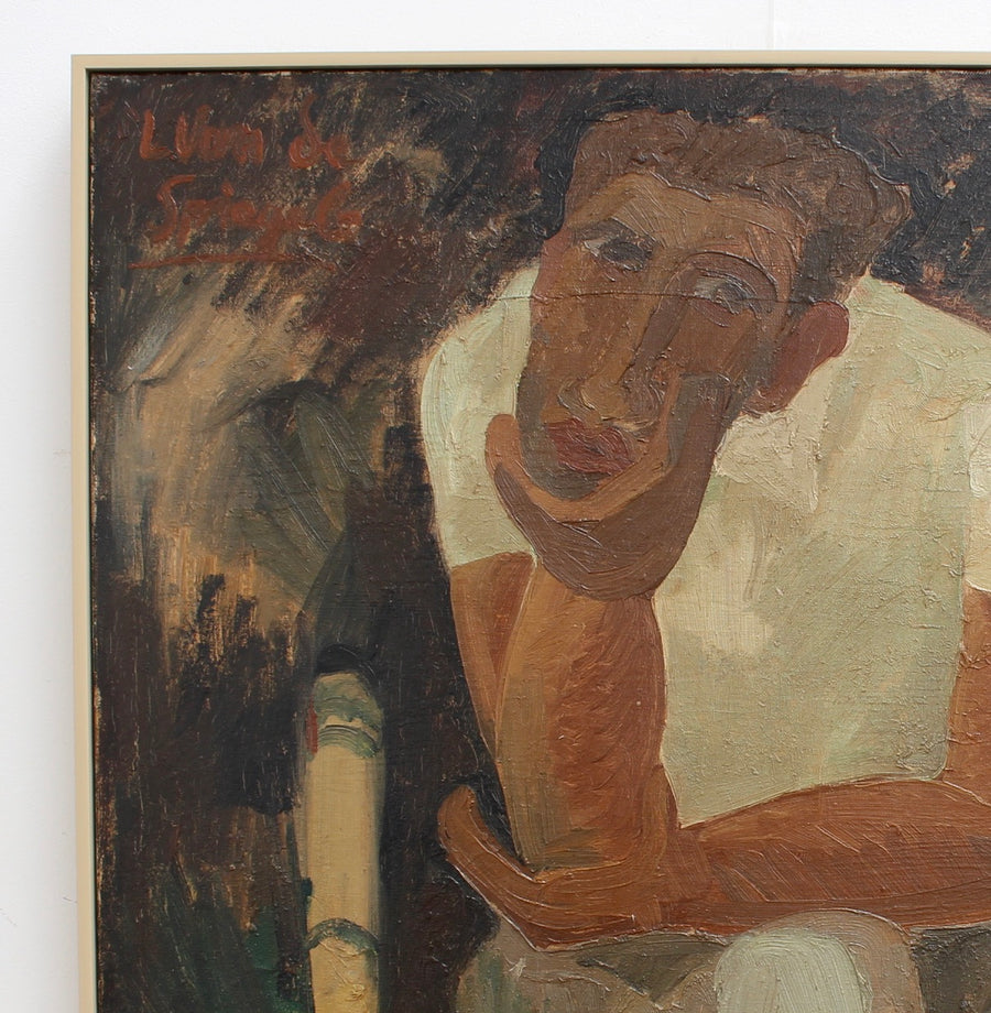 'The Tennis Player' by Louis Van de Spiegele (circa 1930s)