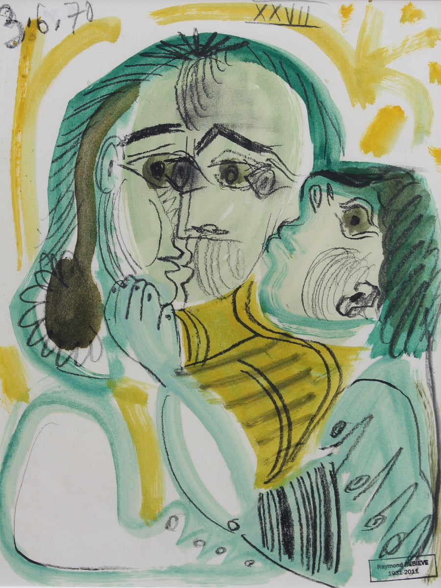 'Mother and Child' by Raymond Debiève (1970)