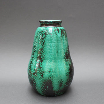 Pear-Shaped Ceramic Vase by Primavera (Circa 1930s)