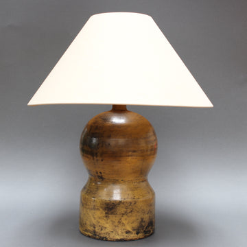 Ceramic Gourd-Shaped Lamp by Jacques Blin (Circa 1950s)