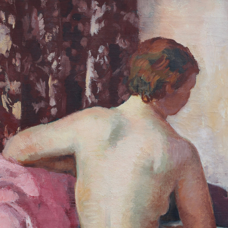 'Nude Viewed from the Back' by Charles Kvapil (1937)
