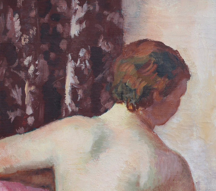'Nude Viewed from the Back' by Charles Kvapil (1937)