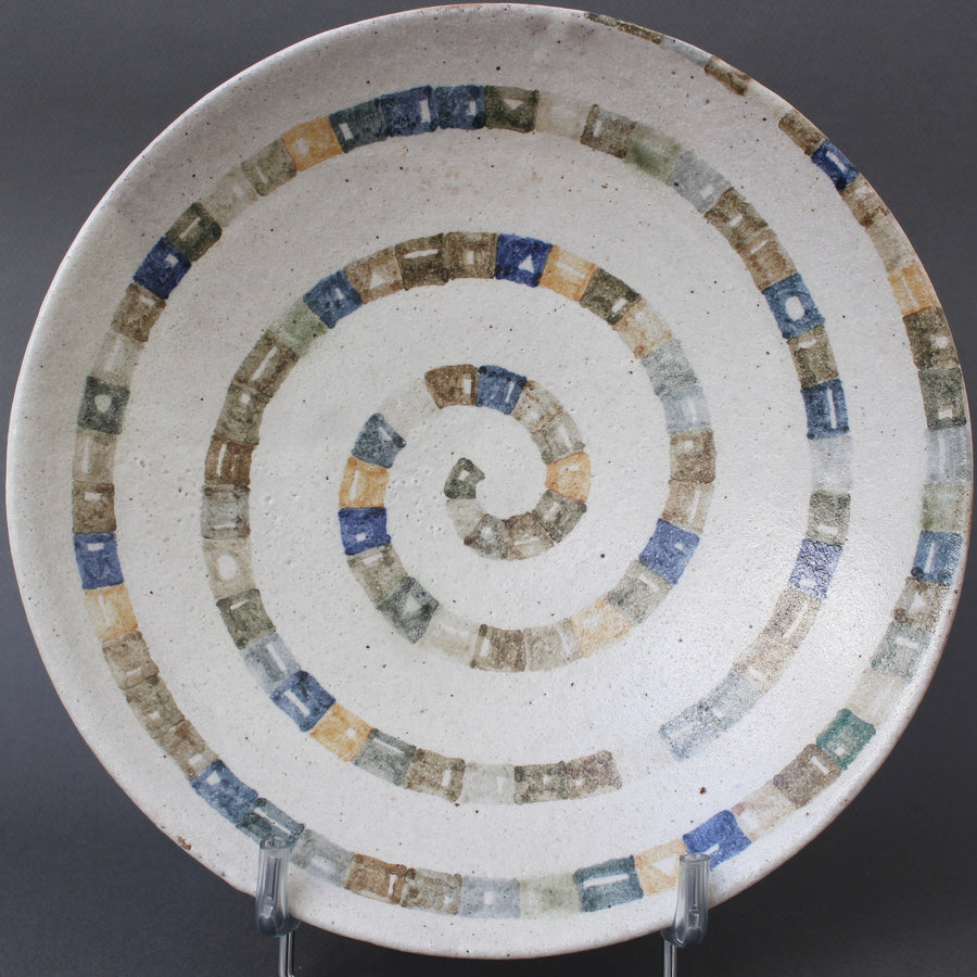 Italian Ceramic Decorative Bowl by Bruno Gambone (circa 1980s)